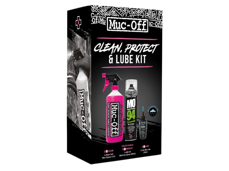 Muc-off clean protect & lube kit (wet lube version (5037835850000)