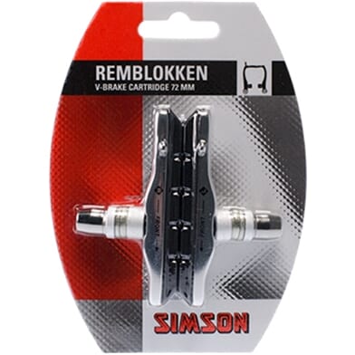 Simson Cartridge Remschoenen V-Brake 72mm (8711646202001)