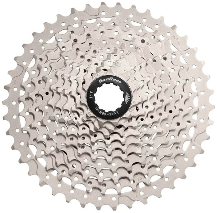 Sunrace cassette 10v 11/36T champagne alloy spider (4710944252569)