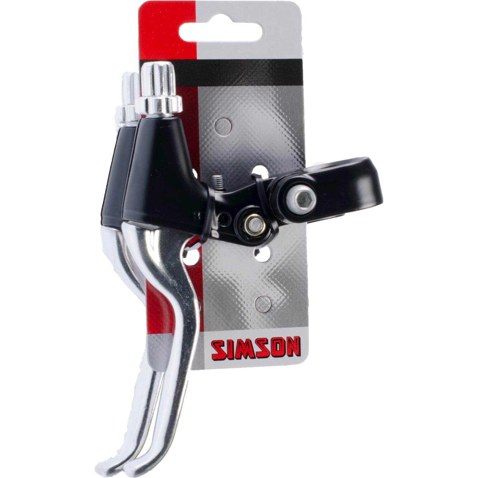 Simson remgreepset finger grip aluminium zwart (8711646202360)