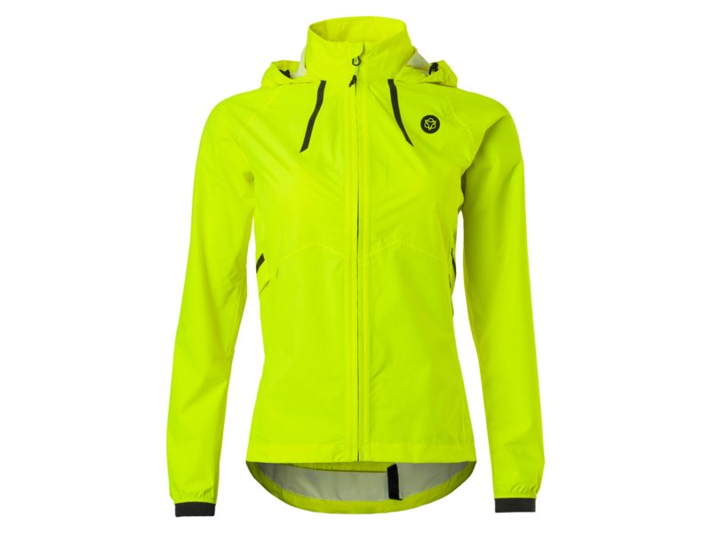 Agu compact rain jacket commuter women hi-vis neon (8717565663756)