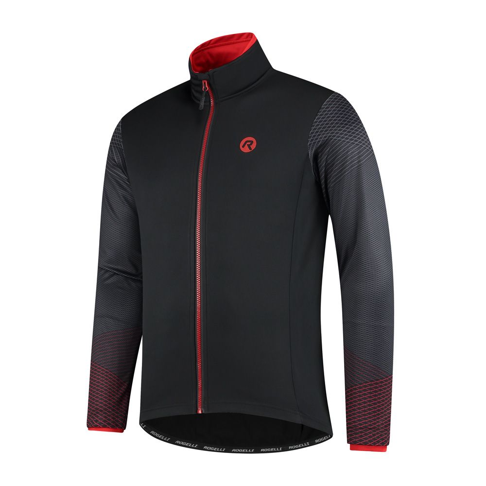 Winterjack Rogelli Wire Zwart/Rood L (8717849079907)