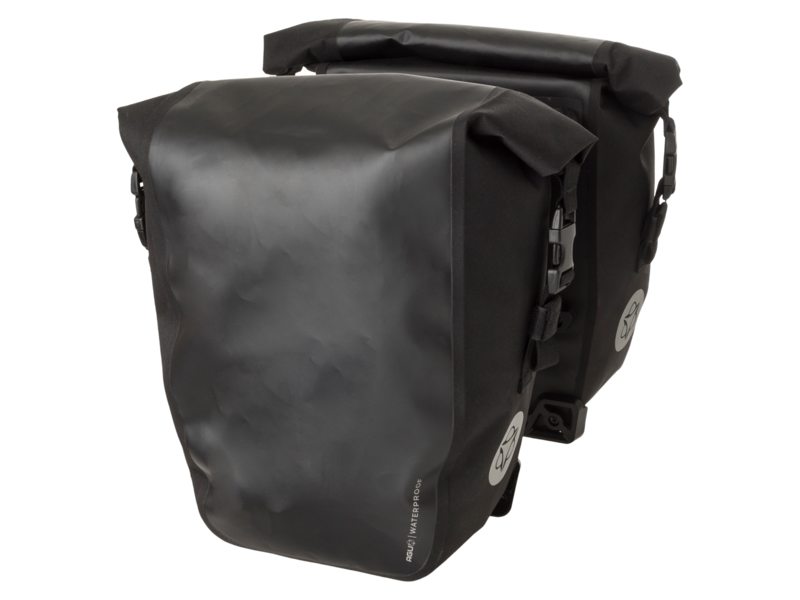 Agu clean dubbele fietstas shelter medium zwart mi (8720866050385)