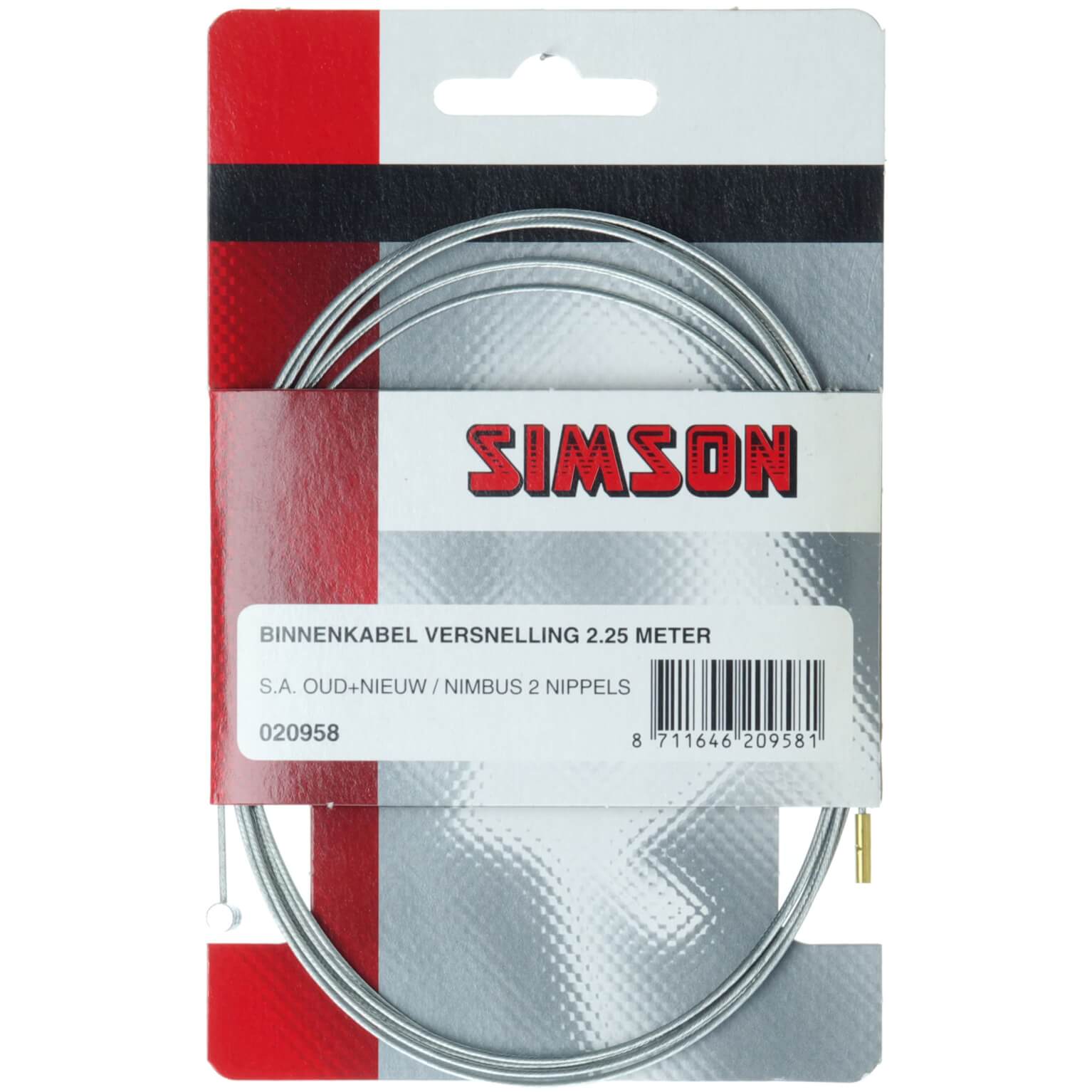 Simson Versnelling Binnenkabel (8711646209581)