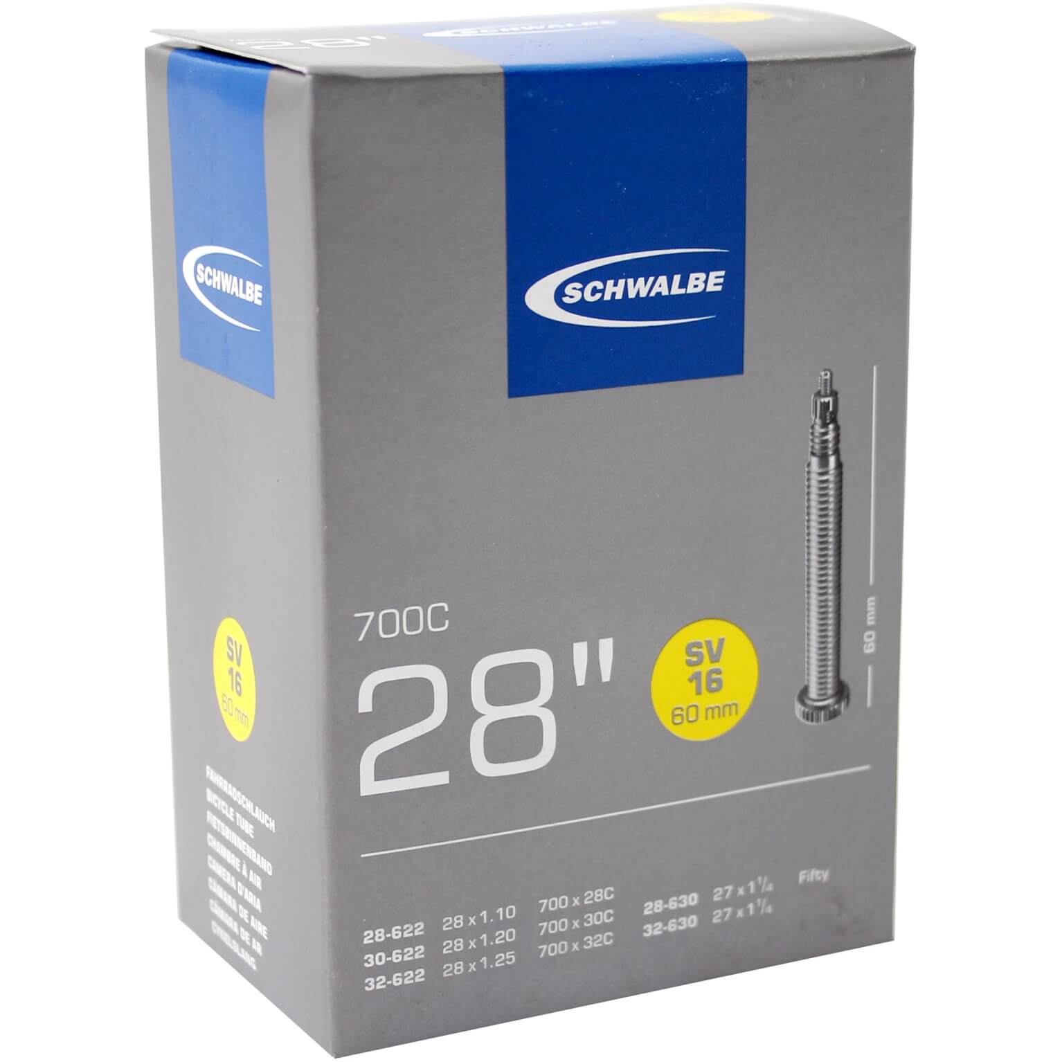 Schwalbe Binnenband SV16 Lang Ventiel (4026495477536)