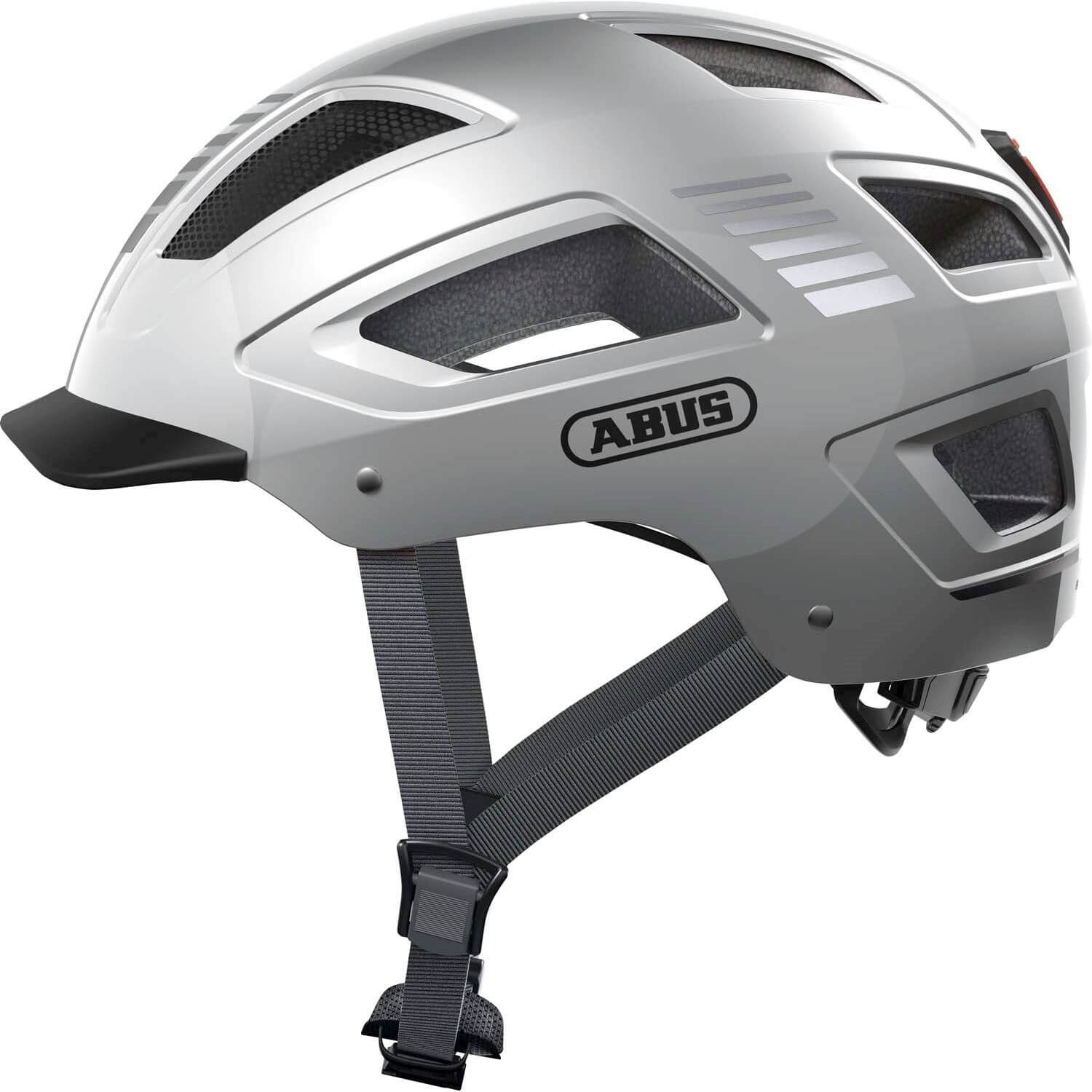 Helm Abus Hyban 2.0 signal signal silver M 52-58 (4003318869143)