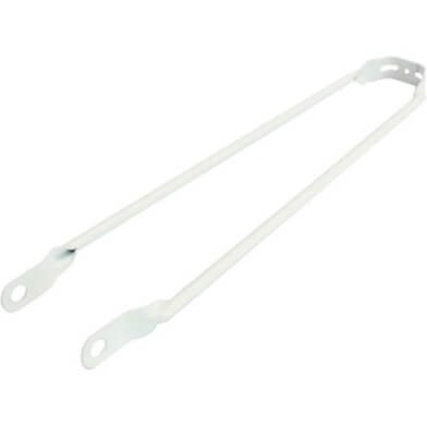 Merkloos Spatbordstang 28 wit (8716637013796)