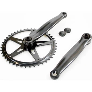 Merkloos Crankstel 42tands 170 lengte zwart (8716637015240)