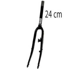 Merkloos Voorvork 28 1 1/8 trommel + dynamo haak zwart (8716637004145)