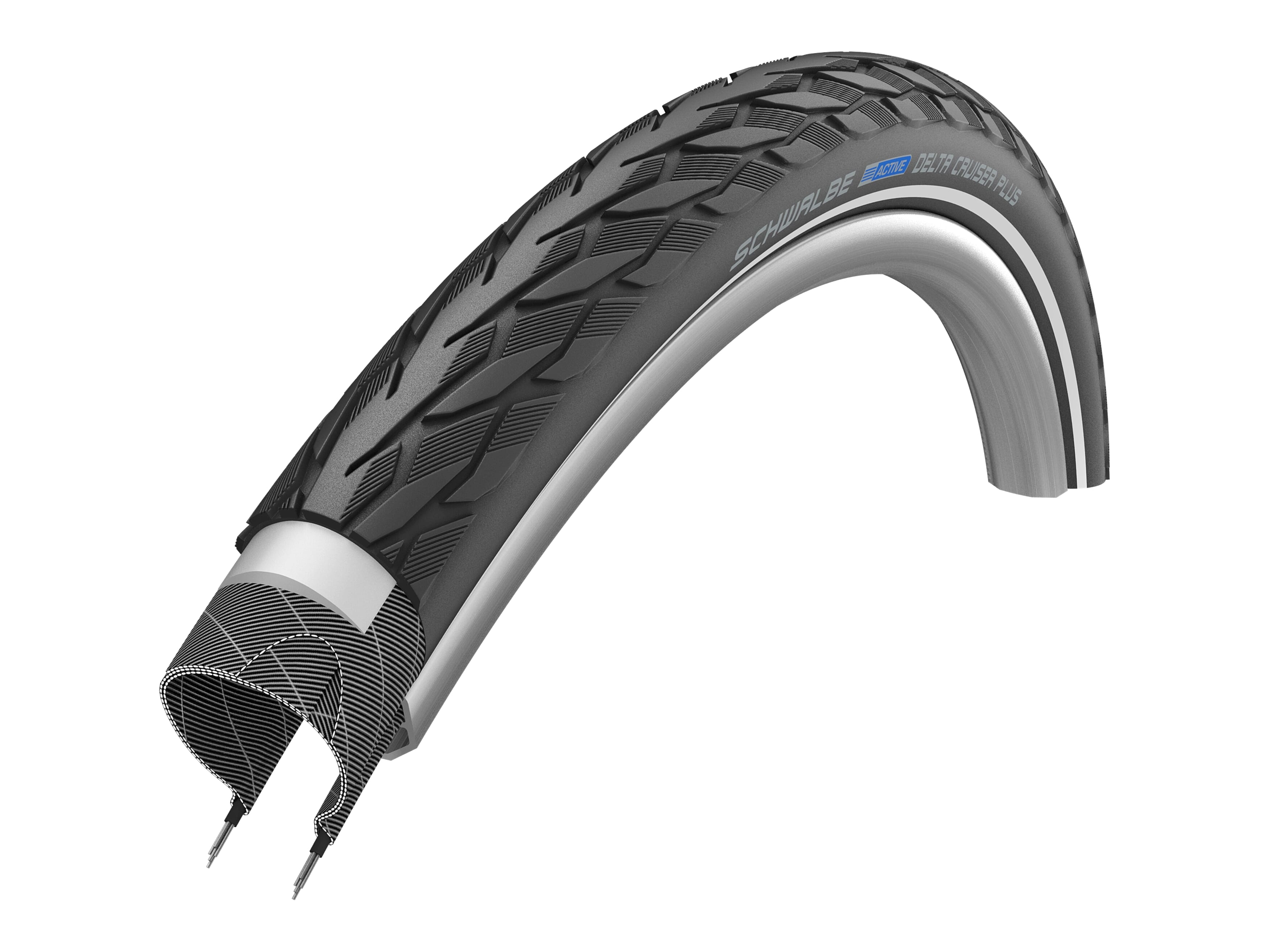 Schwalbe buitenband Delta Cruiser Plus Zwart R (4026495906616)