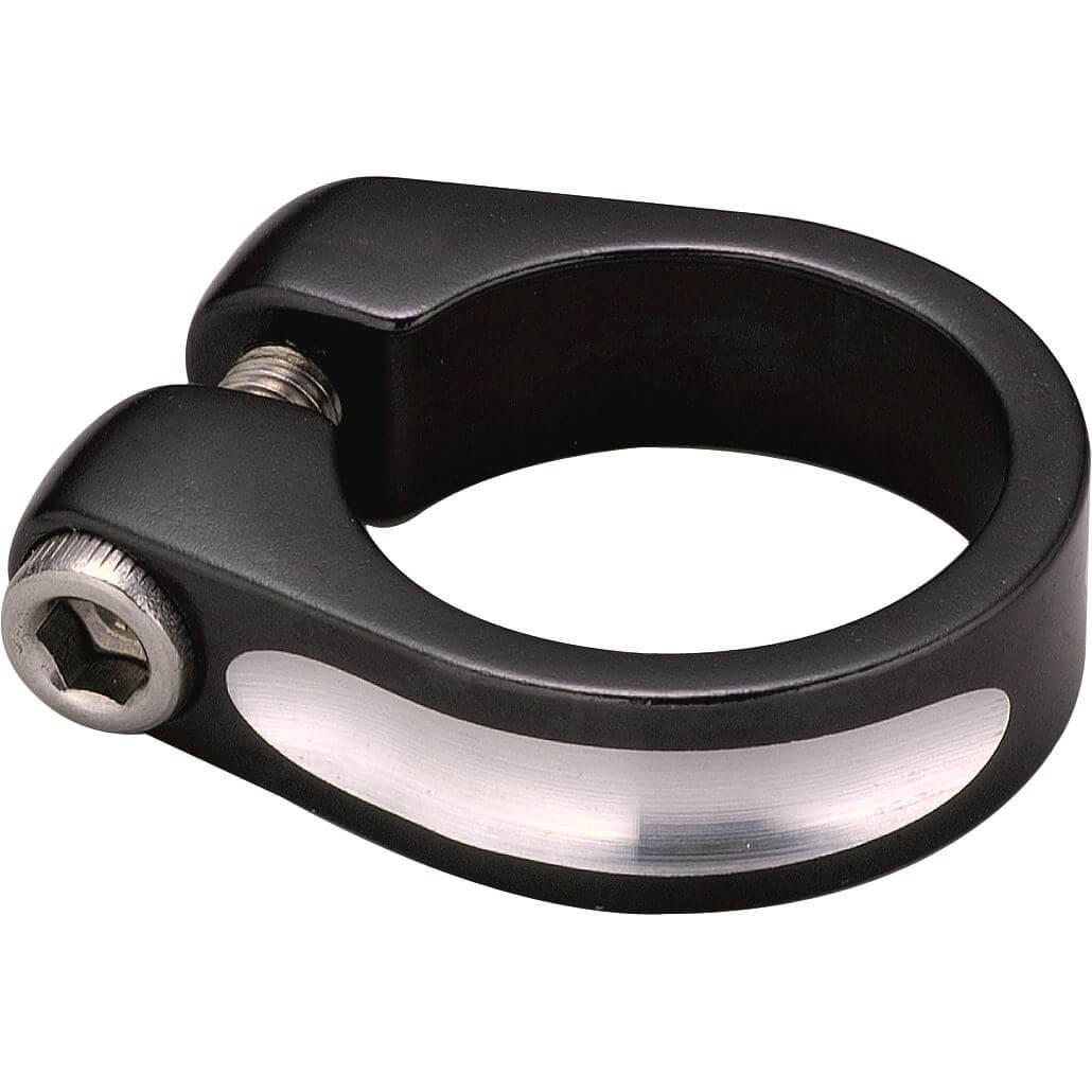 Marwi Union zadelpenklem 28.6mm alu zwart (8590966349067)