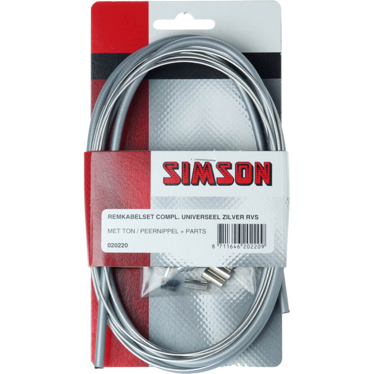 SIMSON REMKABEL UNI CPL RVS ZI (8711646202209)