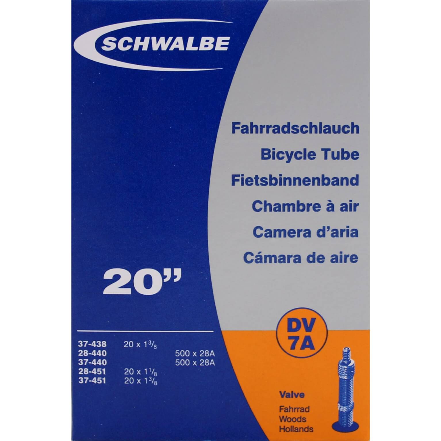 Schwalbe Binnenband DV7A (4026495100267)