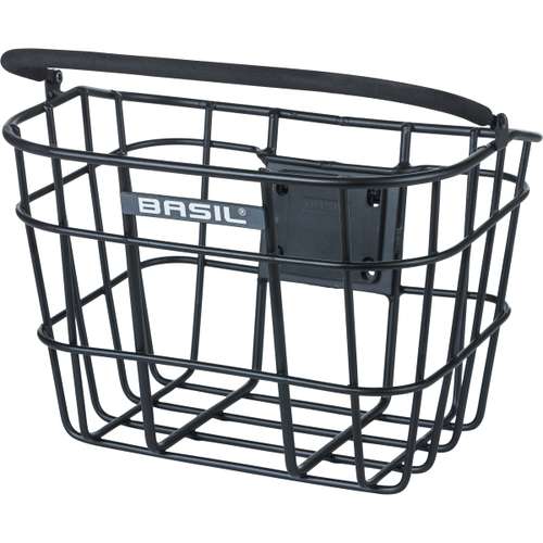 Basil mand Bremen alu KF 22L mat zwart 28x37x26cm (8715019112447)