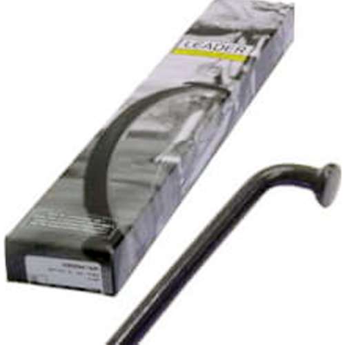 Sapim spaak Leader 14-266 RVS z/nippel zw (1 stuk) (5400540162186)