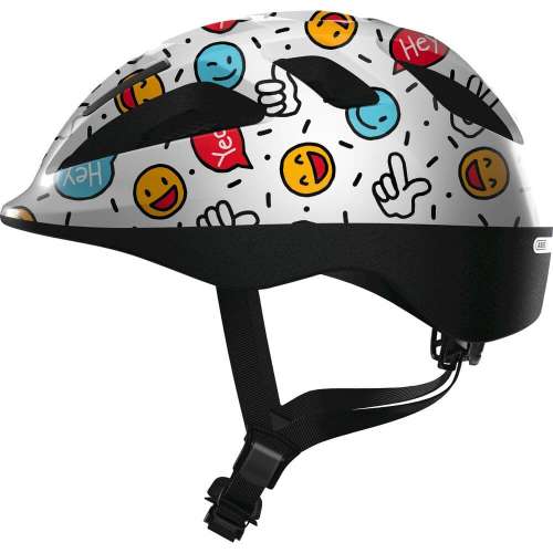 Abus helm Smooty 2.0 white smiley S 45-50 cm (4003318818523)