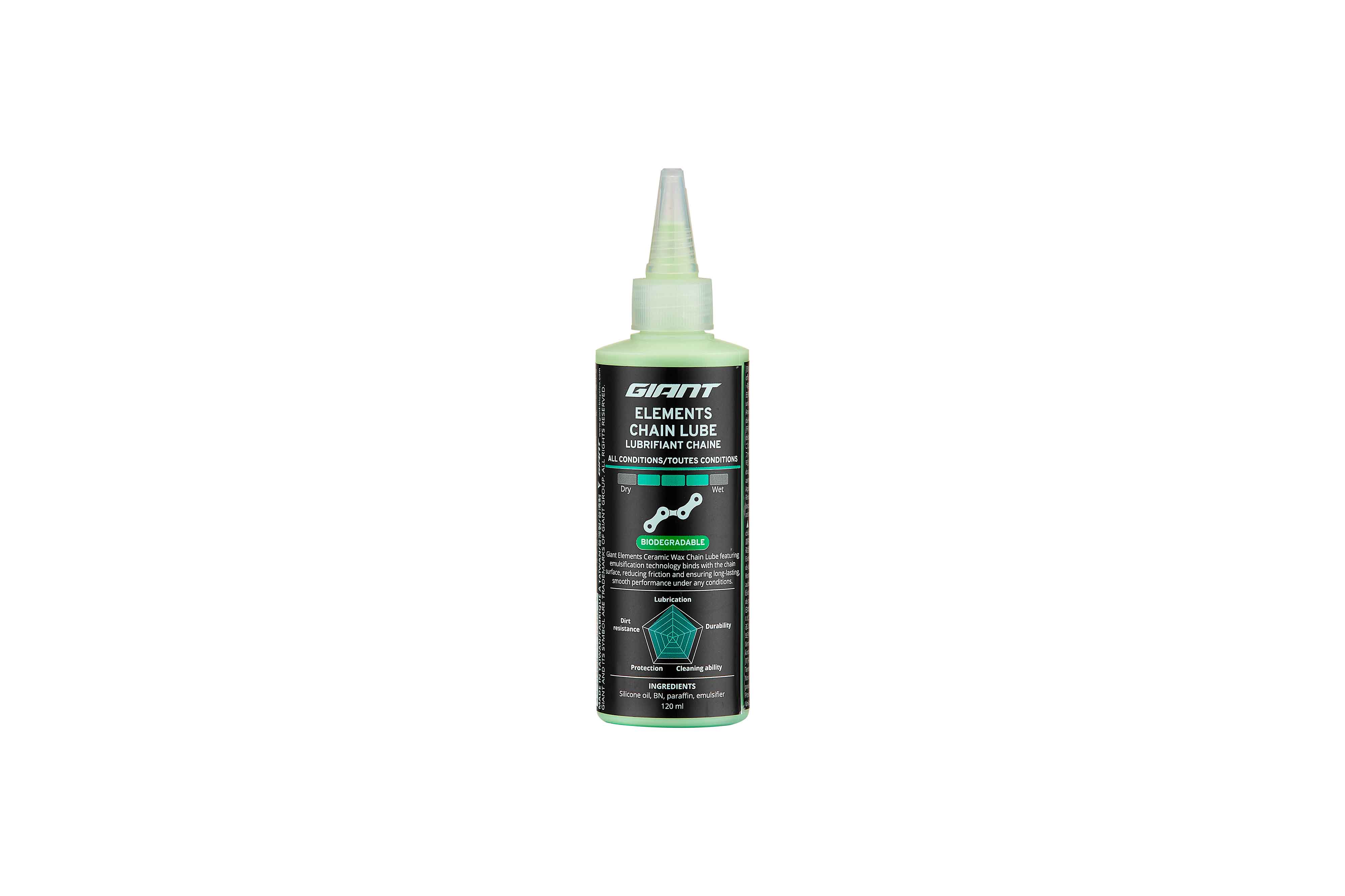 GIANT ELEMENTS CERAMIC WAX CHAIN LUBE 120ML (4713250077932)