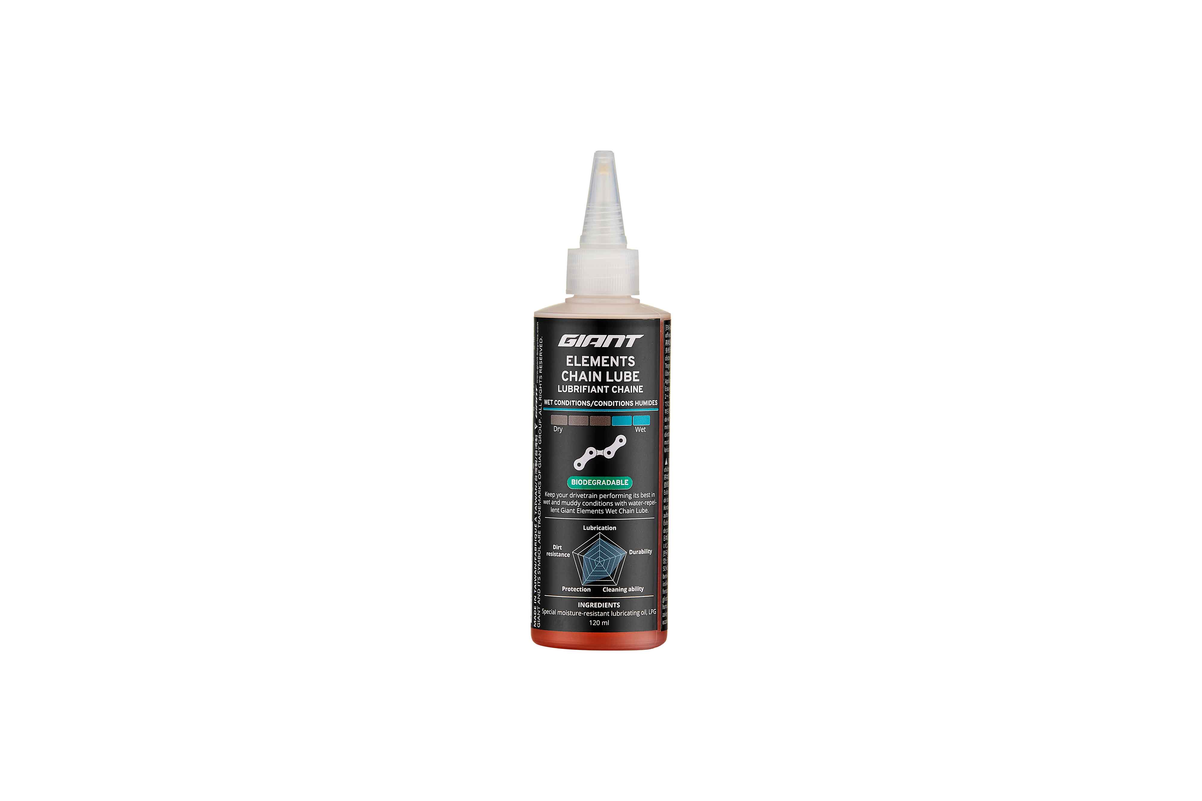 GIANT ELEMENTS WET CHAIN LUBE  120ML (4713250077925)