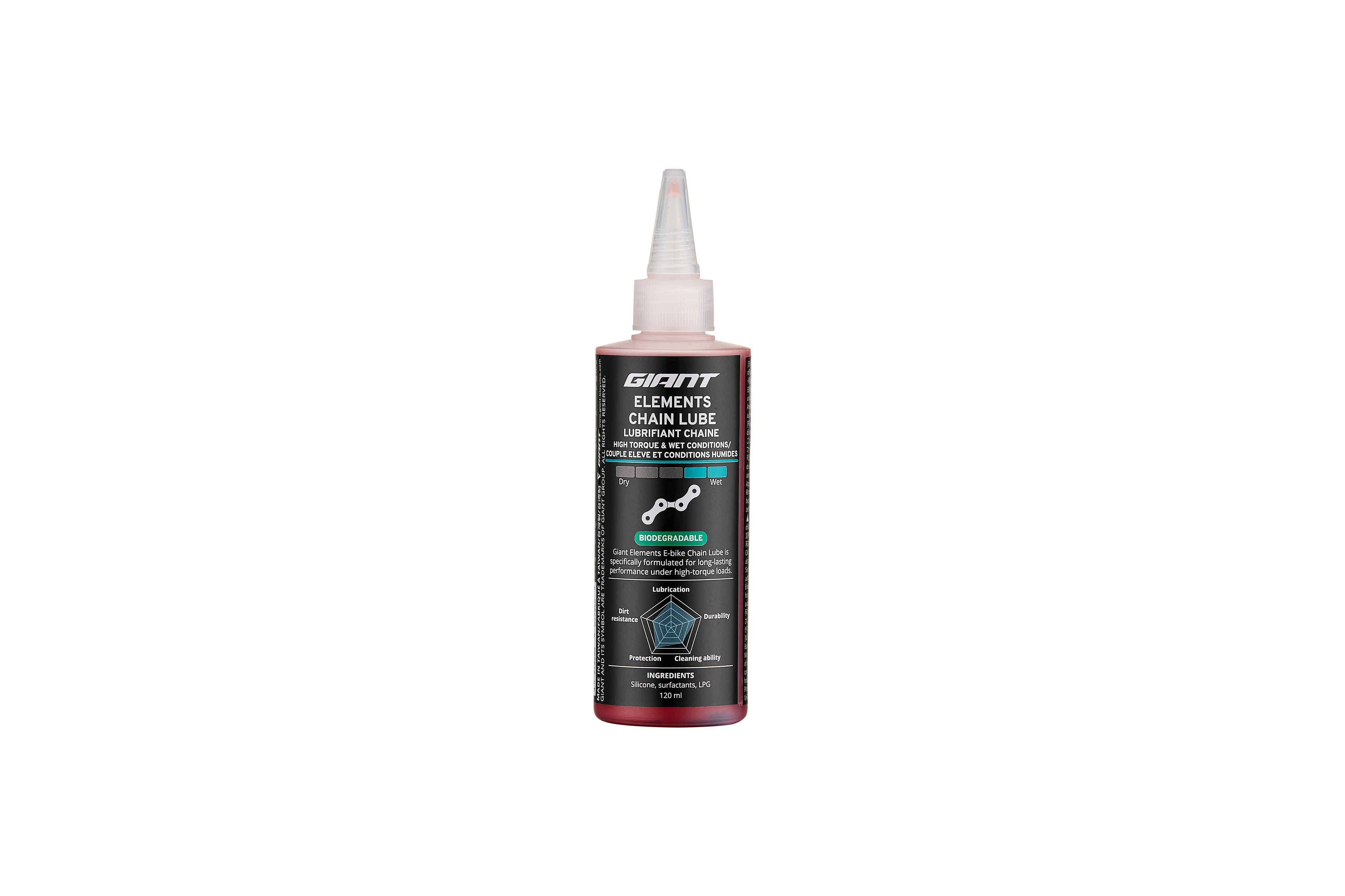GIANT ELEMENTS HIGH TORQUE CHAIN LUBE 120ML (4713250077956)