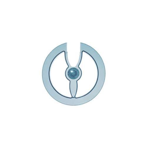 Hebie chain disc 42/44t transparant blauw (4021834324007)