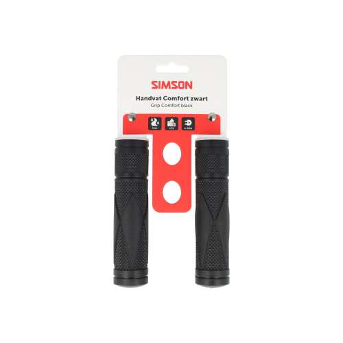 Simson handvatten Comfort zwart (8711646936210)