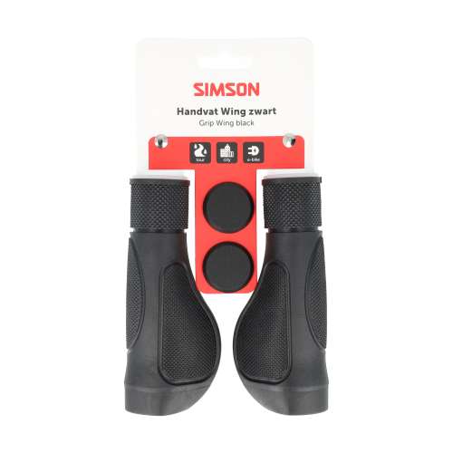 Simson handvatten Wing zwart (8711646936166)