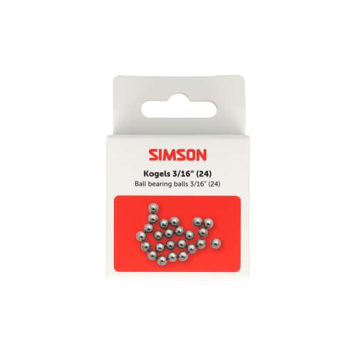 Simson kogels 3/16 (24) (8711646936098)