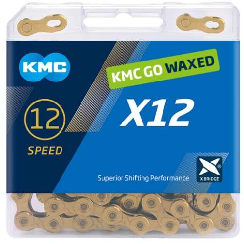 KMC ketting X12 gold 126s waxed (4715575886473)