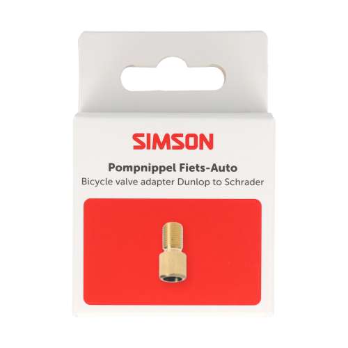 Simson pompnippel fiets/auto (8711646936012)