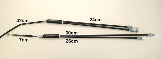 Merkloos KABEL REM A KPL BMX FREESTYLE ZWART SET (8716637015721)
