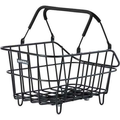Basil mand Cento Alu MIK 21L mat zwart 34x46x25,5c (8715019113802)