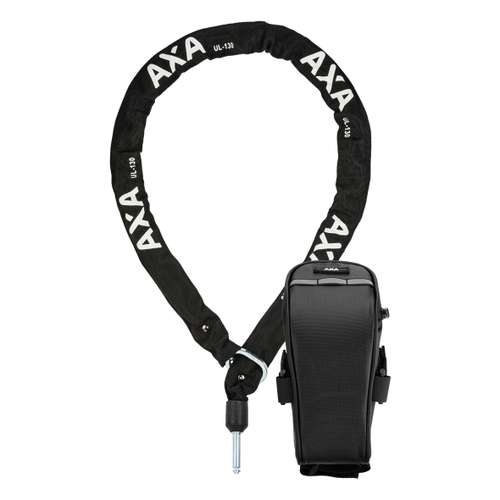 Axa insteekketting ULC 5,5/130 zwart met zadeltas (8713249357164)