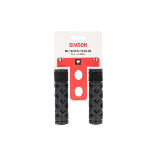 Simson handvatten kinder zwart (8711646936678)