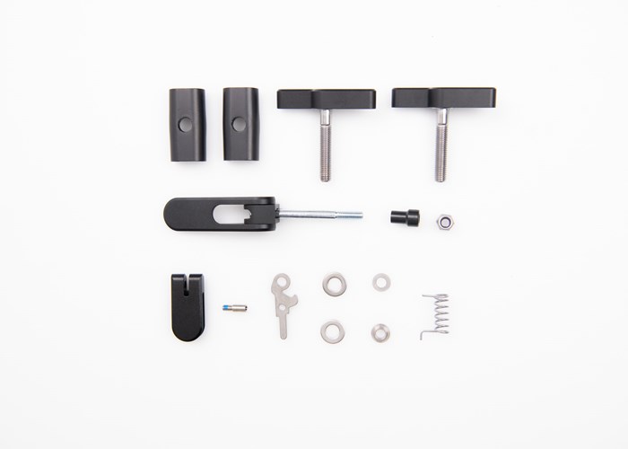 Brompton Alu Hinge Clamp + Rear Frame Clip Set (Q102886)