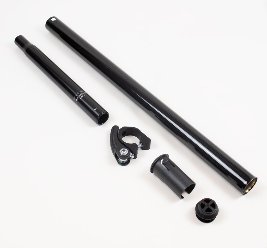 Brompton SEATPOST TELESCOPIC BLACK (Snap-Fit) (5053099006700)