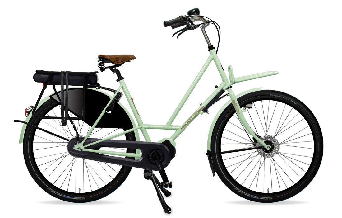 Azor Abdij Dames STEPS NN5 439Wh Dames Mint Groen Glans 49cm 2026 (00116500)