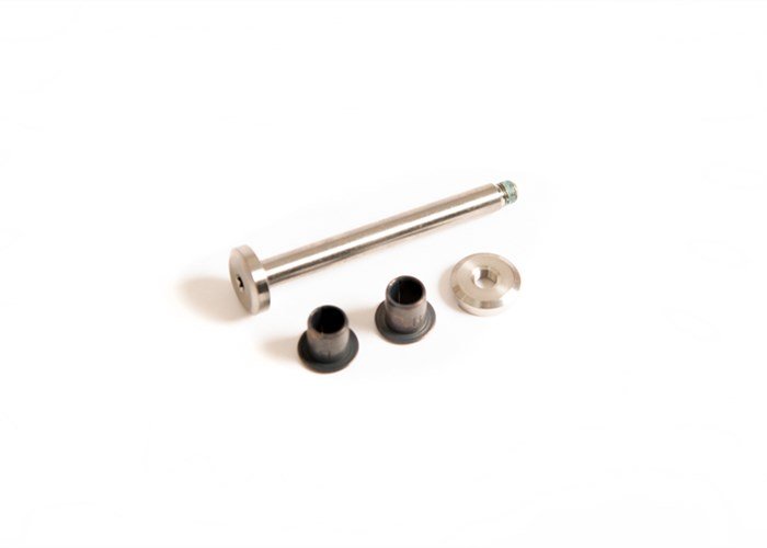 Brompton Main Frame Hinge Spindle + Nut - T Line (5053099042203)