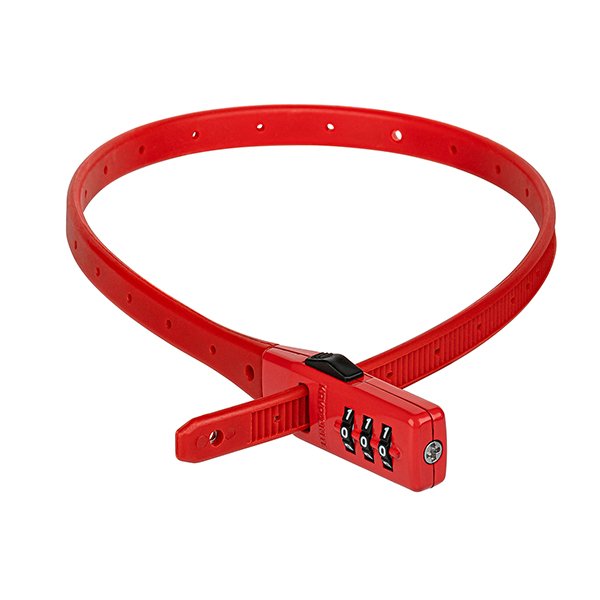 Kryptonite kabelslot code Click Lock Combo rood (0720018006022)