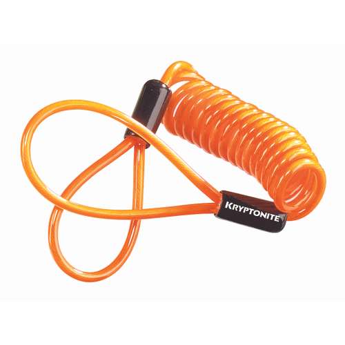 Kryptonite reminder‑kabel voor schijfremslot oranj (0720018340102)