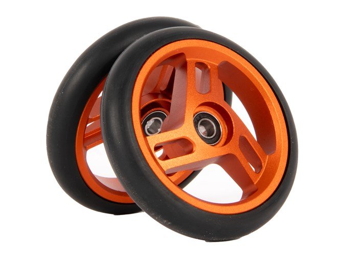 Brompton 80mm Roller Wheel Pair G Line - Orange (5053099272211)