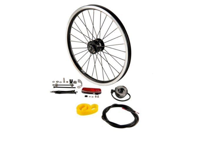 Brompton FR Dyn. Wheel, Full Set SV8 16" Blk/Silv (5053099271009)