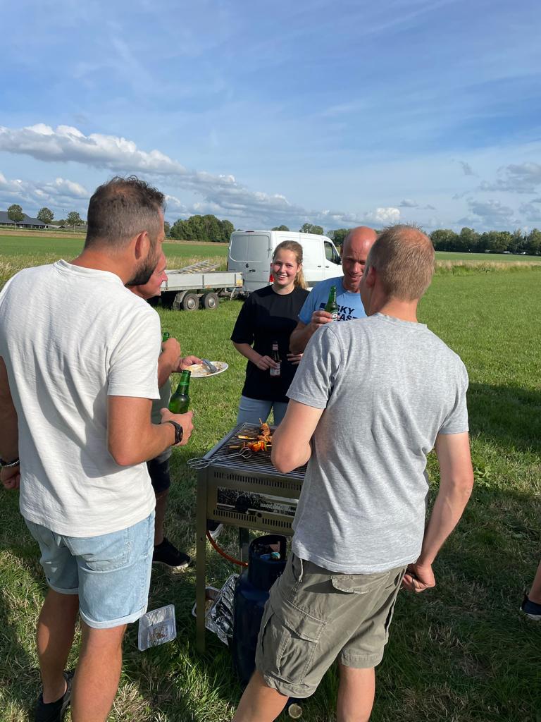 Onze jaarlijkse buurt BBQ is altijd erg gezellig