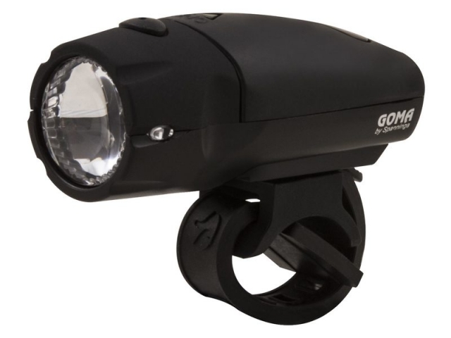Koplamp Spanninga Goma Xb (flash) LED 2xAA batt. zwart (8715117021115)