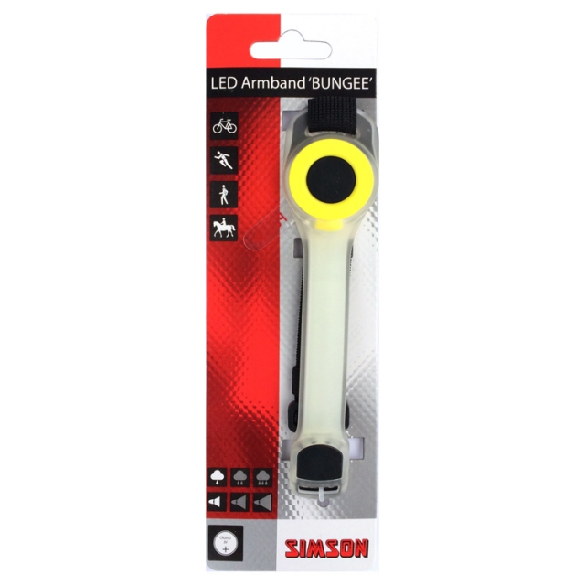 Simson 020719 LED Armband 'Bungee' met 6-led verstelbaar (8711646207198)