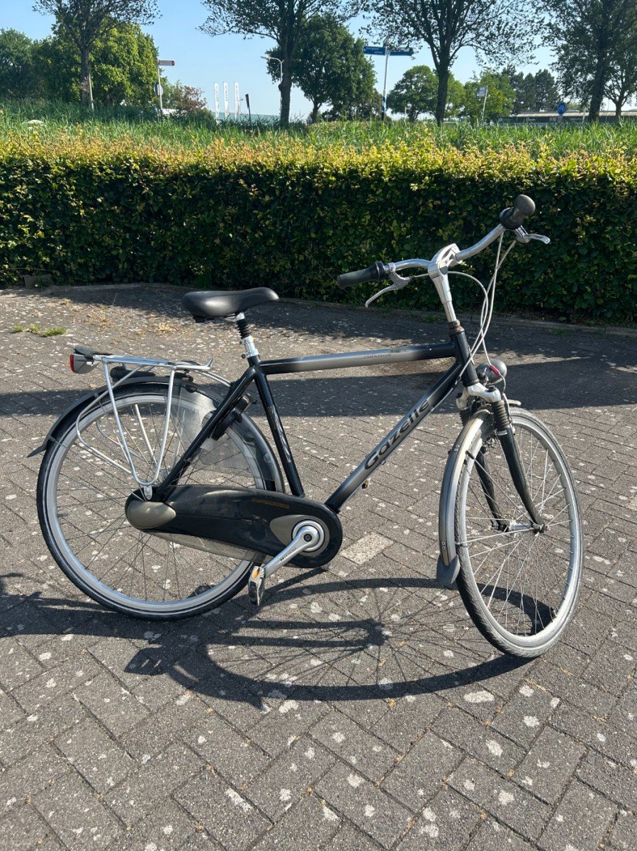 Gazelle Orange Heren Zilver / Blauw 53cm 2010 (F.16228)