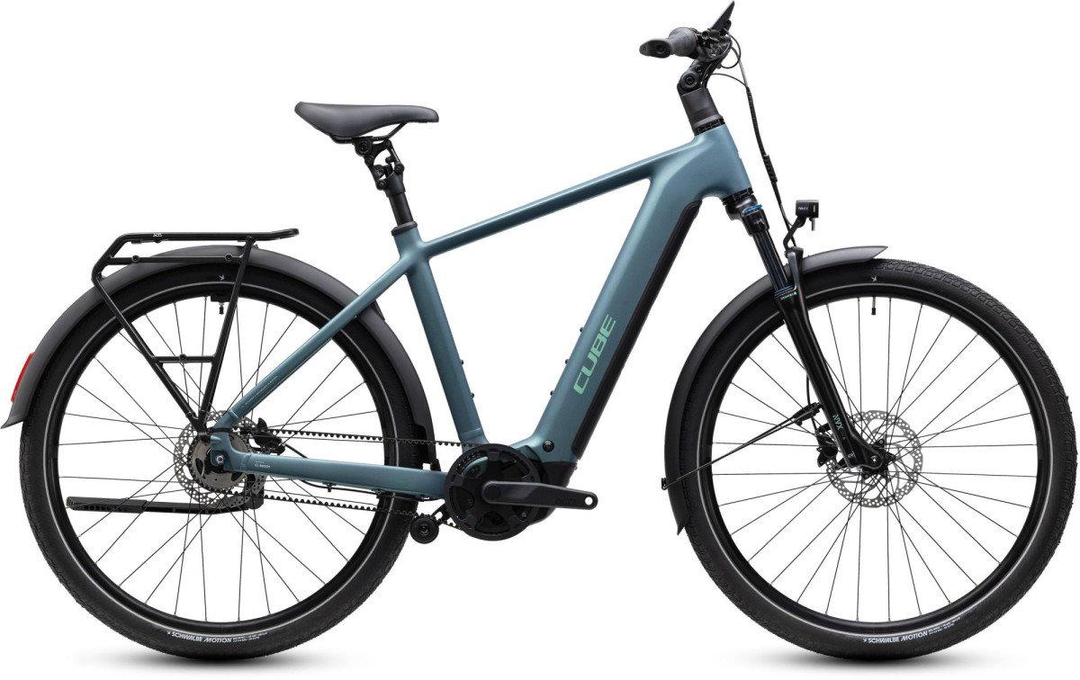 CUBE TOURING HYBRID DELUXE SLX 800 Heren Greengranit/Green 58 58 2027 (4054571529299)