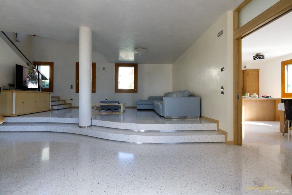 Terrazzo badkamers