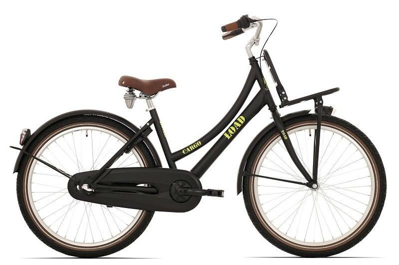 BIKE FUN KIDS LOAD Meisjes Mat Zwart 33cm 2025 (8716637050036)