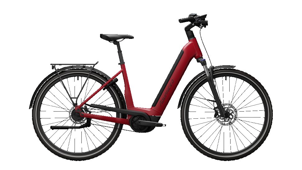 Advanced Ebike TOUR Pro Wave 45 / Chrushed Berry Perf. 75 / 500 / Dames Chrushed Berry 45cm 2026 (F.75364)