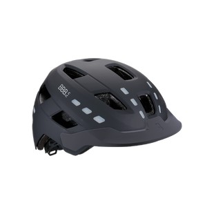Bbb BHE-162 Helm District Led ML 54-60 Mat Zwart (8716683139792)